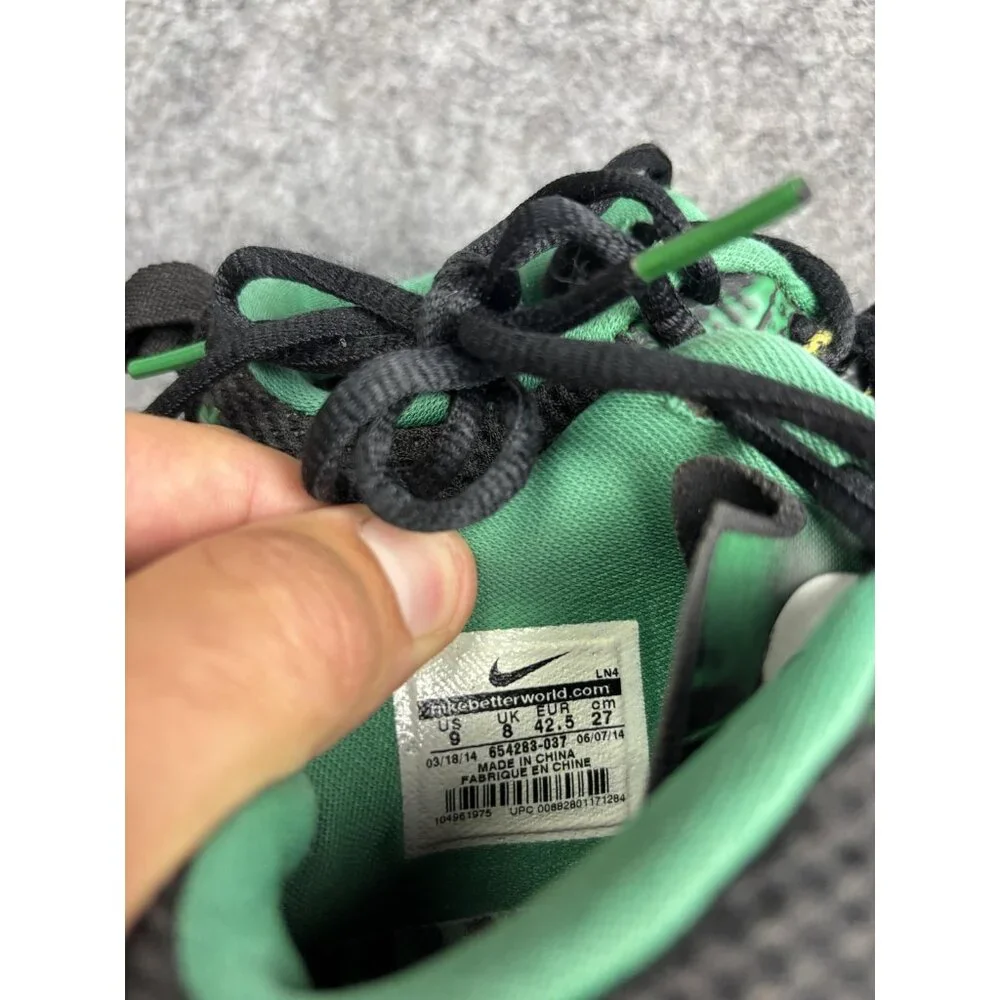 Nike Lunar TR1 Shoes Mens Size 9 Green‎ Black Flywire Training Gym 642826-003